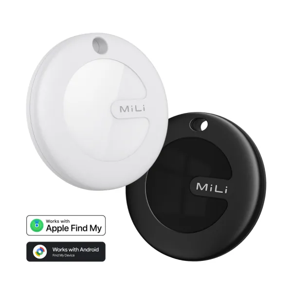 MiLi Mi Tag in white and black
